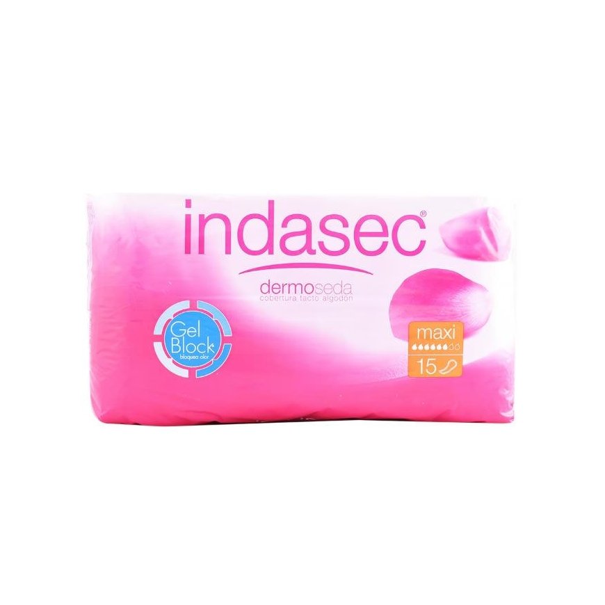 Indasec Dermoseda compresses Incontinence Maxi 15 pcs