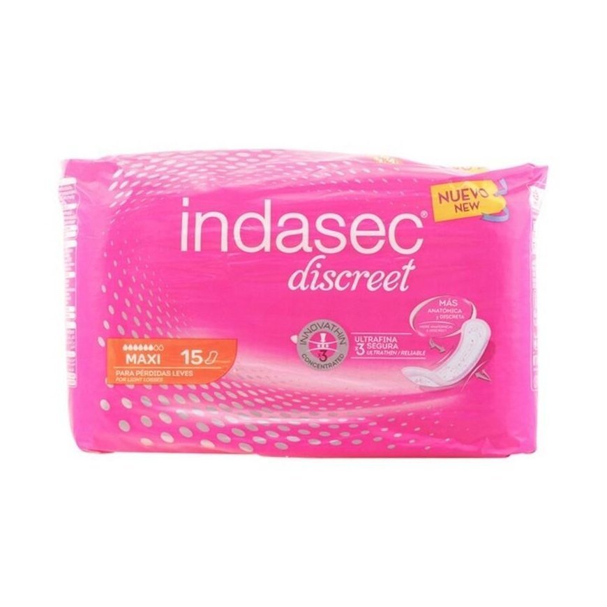 Indasec Dermoseda compresses Incontinence Maxi 15 pcs – 2