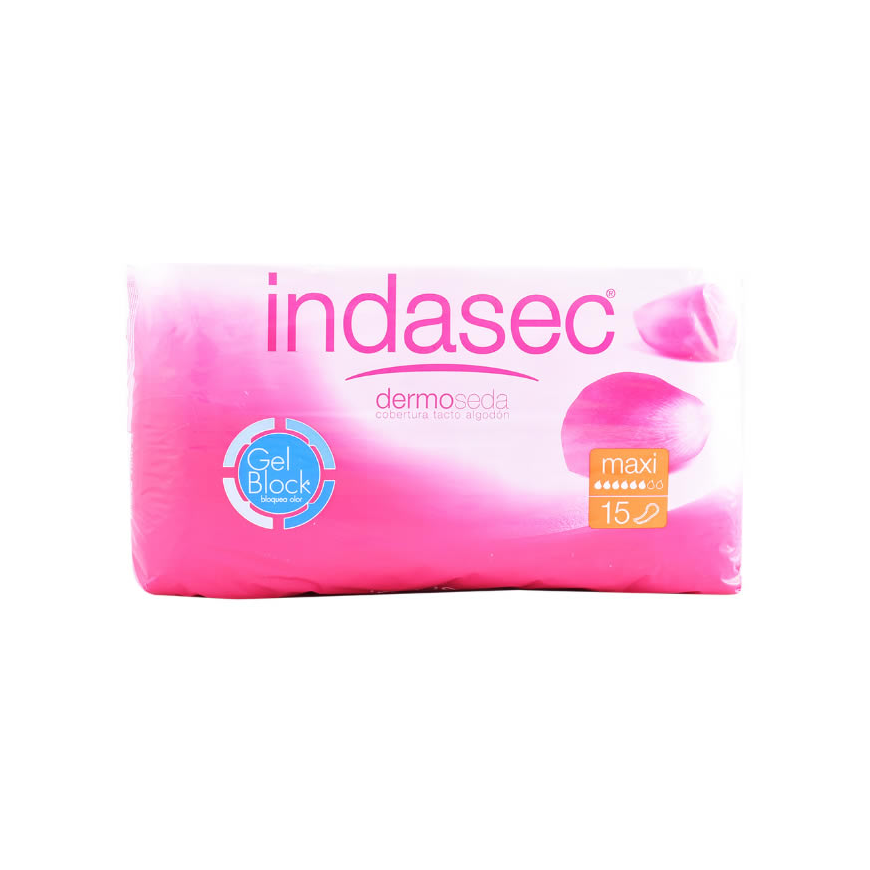 Indasec Dermoseda compresses Incontinence Maxi 15 pcs – 3