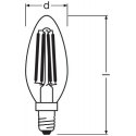 Ledvance LED lamp LED THREE STEP DIM CLASSIC B 40 4 W/2700K E14 Ledvance LED lamp LED THREE STEP DIM CLASSIC B 40 4 W/2700K E14