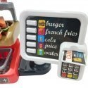 Woopie Toy Mini fast food store - restaurant with cash register and coffee machines