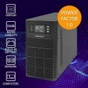 Qoltec 52282 katkematu toiteallika UPS | 3kVA | 3000W | Võimsustegur 1,0 | LCD | EPO | USB | Internetis Qoltec 52282 katkematu toiteallika UPS | 3kVA | 3000W | Võimsustegur 1,0 | LCD | EPO | USB | Internetis