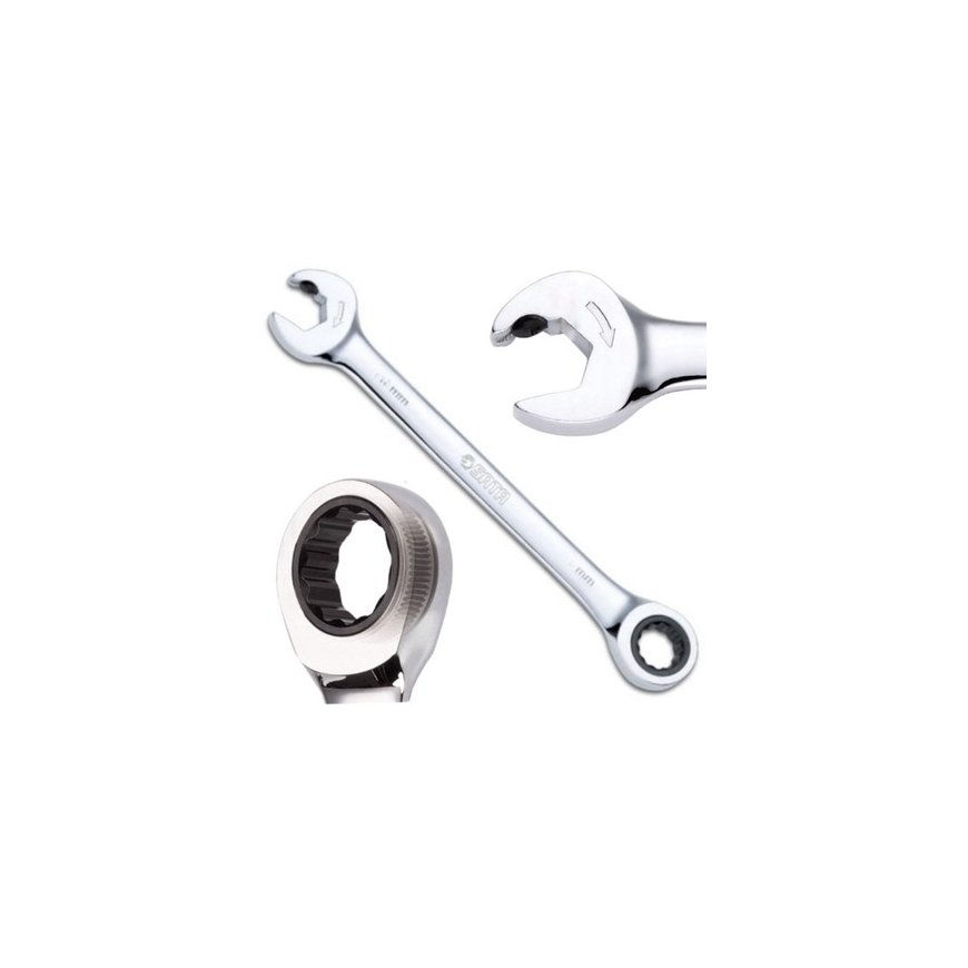 SATA KLUCZ PŁASKO-OCZKOWY 24mm Z GRZECHOTKĄ