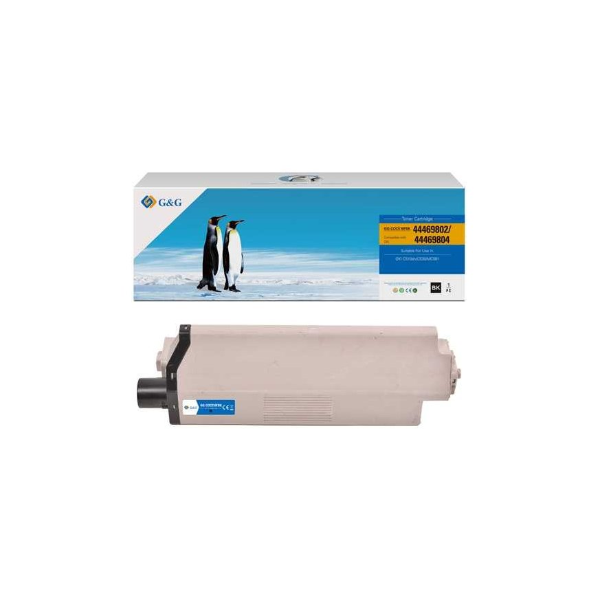 G&G compatible toner with OKI 44469804, NT-COC510FBK, black, 5000s