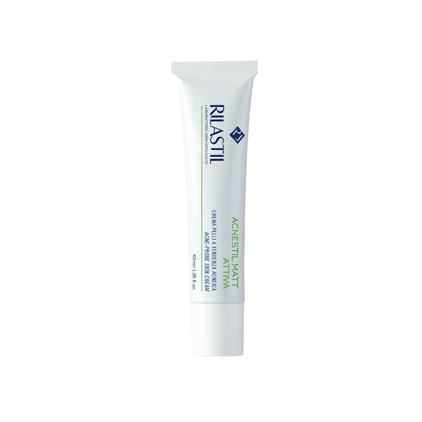 Rilastil Acnestil Matt Moisturizing And Mattifying Cream, 40 ml