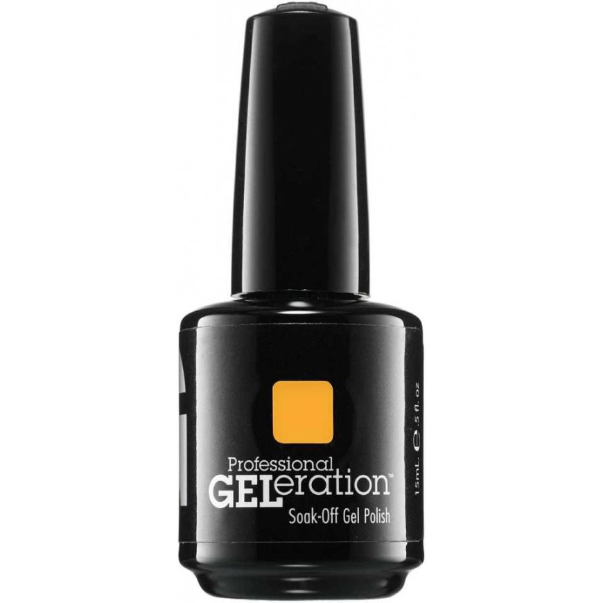 Jessica Jessica, geleration color, semi-permanent nail polish, GEL-944, full turmeric, 15 ml for women