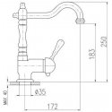 Washbasin faucet Domoletti DL508.5/8SM Washbasin faucet Domoletti DL508.5/8SM