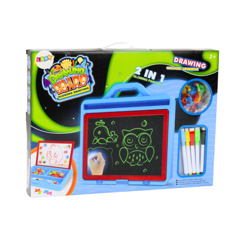 Lean Toys Drawing Board Light Painting 2in1 Magnetic – 5