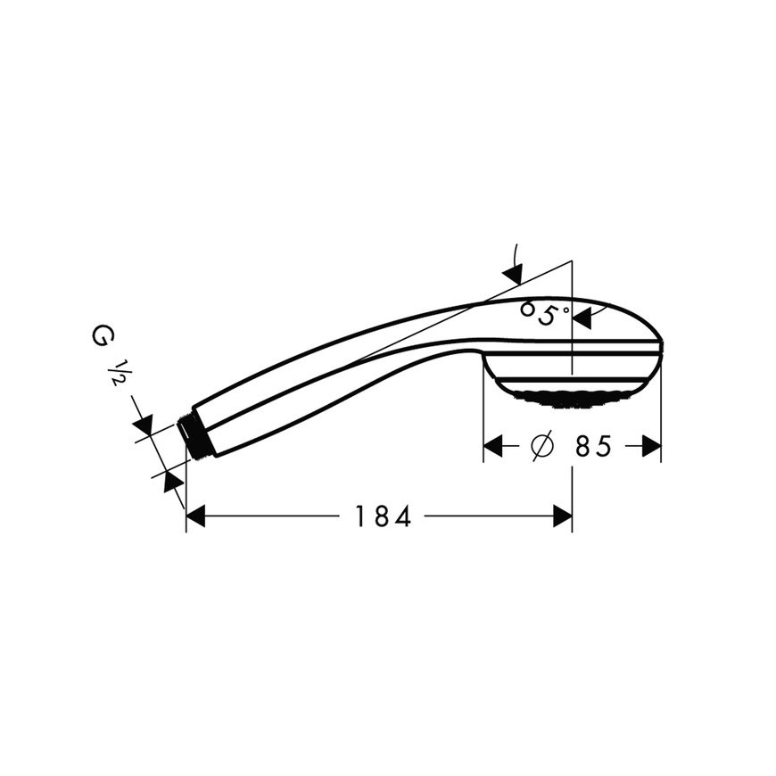 Hansgrohe Crometta 85 Käeshoitav dušiotsik Kroom – 2