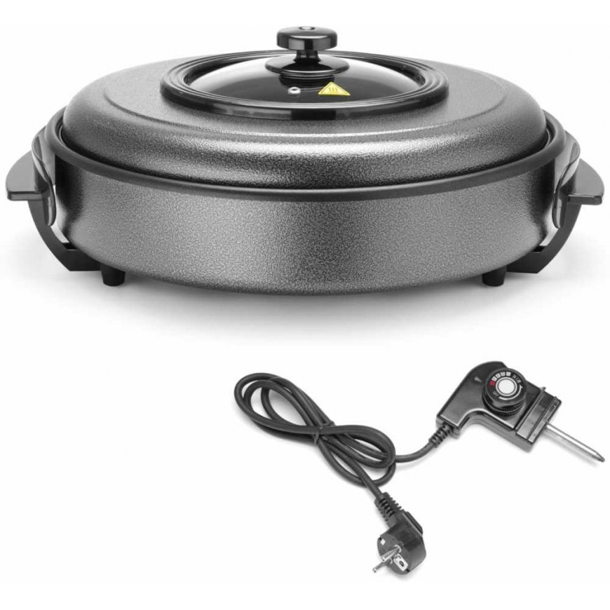 Frying pan electric do smażenia i pieczenia 40cm 1400W - Hendi 239506