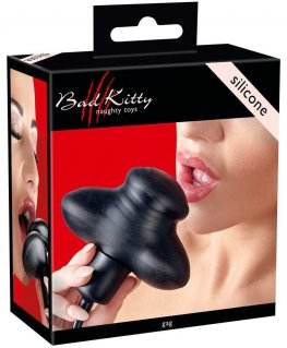Bad Kitty - Black Knebel Do Ust Z Pompka