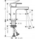 Praustuvo maišytuvas Hansgrohe Vernis Shape 71561000 Praustuvo maišytuvas Hansgrohe Vernis Shape 71561000
