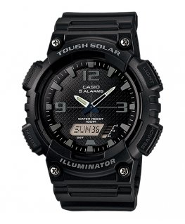 Casio AQ-S810W-1A2VDF rannekello Rannekorukello Kvartsi (aurinko-) Musta, Harmaa