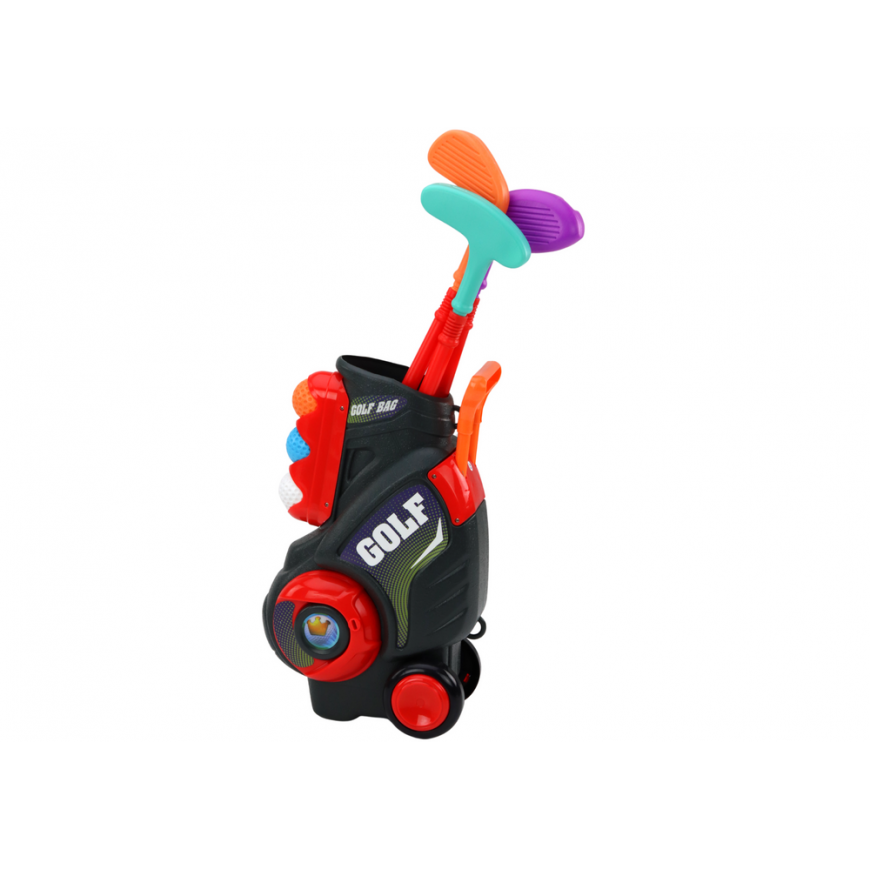 Lean Toys Mini Golf Set For Children Trolley On Wheels – 2