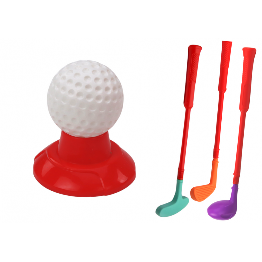 Lean Toys Mini Golf Set For Children Trolley On Wheels – 4