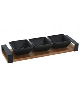 KOOPMAN Serving containers, 4 pcs.
