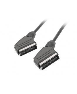Lanberg CA-EUEU-10CC-0018-BK SCART кабель 1,8 m SCART (21-pin) Черный