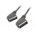 Lanberg CA-EUEU-10CC-0018-BK Scart kaapeli 1,8 m SCART (21-pin) Musta Lanberg CA-EUEU-10CC-0018-BK Scart kaapeli 1,8 m SCART (21-pin) Musta