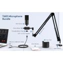 Fifine Technology Set: Condenser Microphone FIFINE T683 Black (Black) + HOLDER + POP FILTER Fifine Technology Set: Condenser Microphone FIFINE T683 Black (Black) + HOLDER + POP FILTER