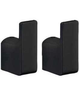 Gedy Hooks Pirenei PI27142, black, 2 pcs.