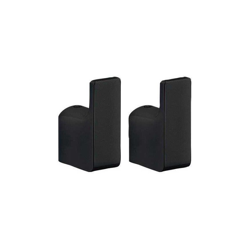 Gedy Hooks Pirenei PI27142, black, 2 pcs.