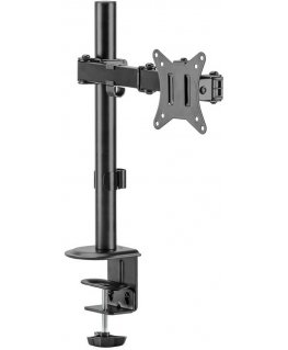 Laikiklis Maclean uchwyt biurkowy do monitora lcd 17-32", 9kg, vesa 75x75 oraz 100x100 podwójne ramię mc-753n