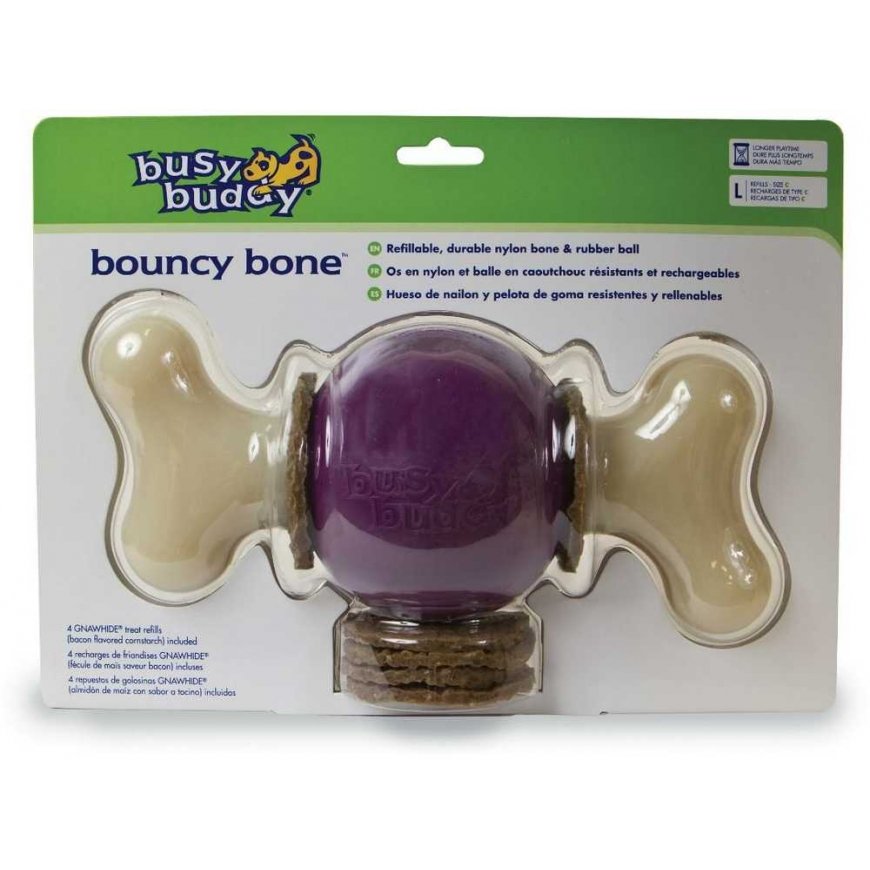 Petsafe Busy Buddy Bouncy Bone L toy bone for treats for large dogs from 22.7 kg weight – 2