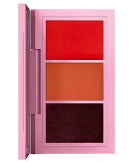 MAC, From Harris With Love, Lip Palette, Roman Revelation: Bright Orange (Matte) + No Place Like LA: Warm Nude (Amplified) + Lon