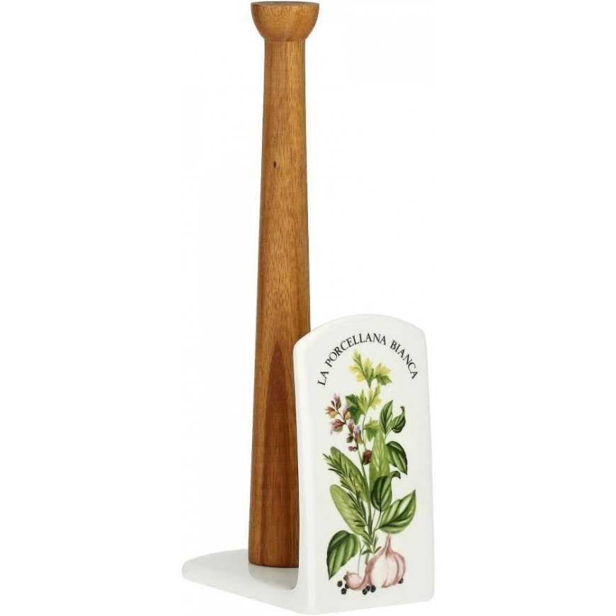 La Porcellana Bianca Paper towel holder Conserva - White, 32 cm – 2
