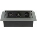 FURNITURE POWER DISTRIBUTION UNIT OR-GM-9032/GR (3 LIZDAI) ORNO FURNITURE POWER DISTRIBUTION UNIT OR-GM-9032/GR (3 LIZDAI) ORNO