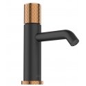 Invena Washbasin faucet Starlight BU-78-014-V black, gold sp. Invena Washbasin faucet Starlight BU-78-014-V black, gold sp.