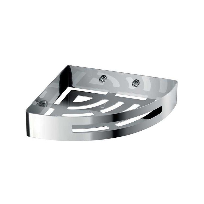 Gedy corner grille 21x21x4.5 Nerva, chrome