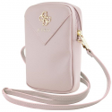 Guess Torebka GUWBZPGSTEGP rožinė/pink Zip Triangle 4G Guess Torebka GUWBZPGSTEGP rožinė/pink Zip Triangle 4G