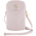 Guess Torebka GUWBZPGSTEGP pink/pink Zip Triangle 4G Guess Torebka GUWBZPGSTEGP pink/pink Zip Triangle 4G