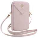 Guess Torebka GUWBZPGSTEGP pink/pink Zip Triangle 4G Guess Torebka GUWBZPGSTEGP pink/pink Zip Triangle 4G