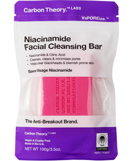 Carbon Theory Niacinamide facial cleansing soap (Facial Cleansing Bar) 100 g