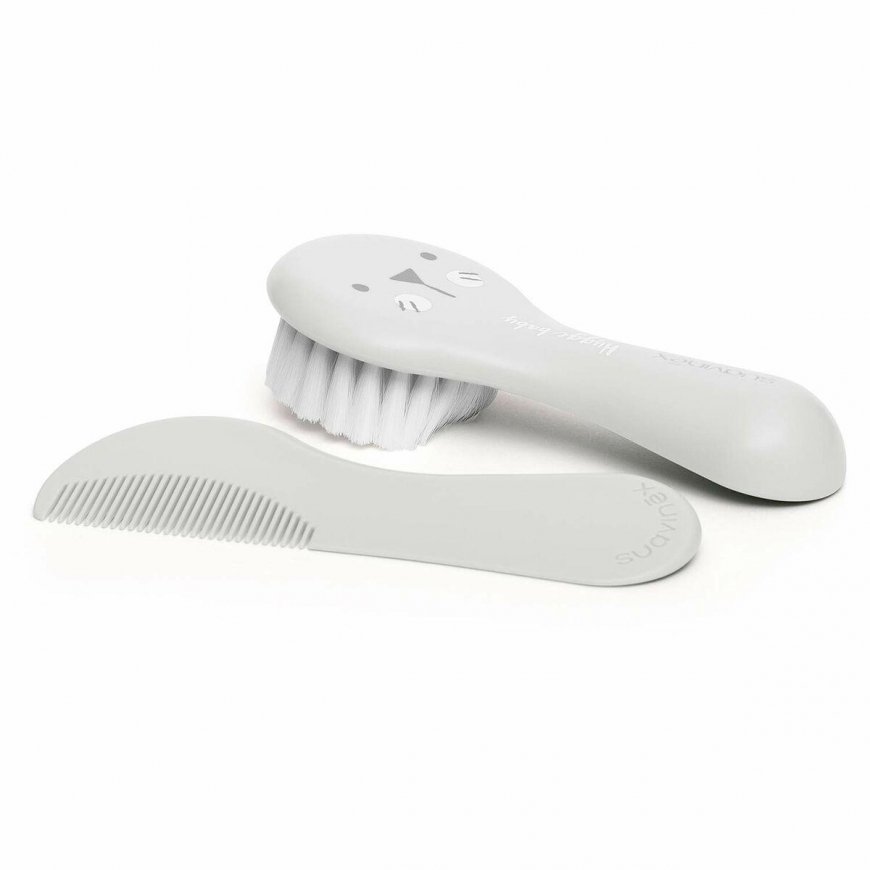 Suavinex Set Cepillo-Peine 0m Blanco – 3