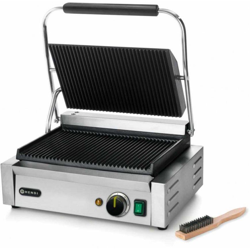 Kontaktinės PANINI kontaktinės grotelės su grioveliais 2200W - Hendi 263655