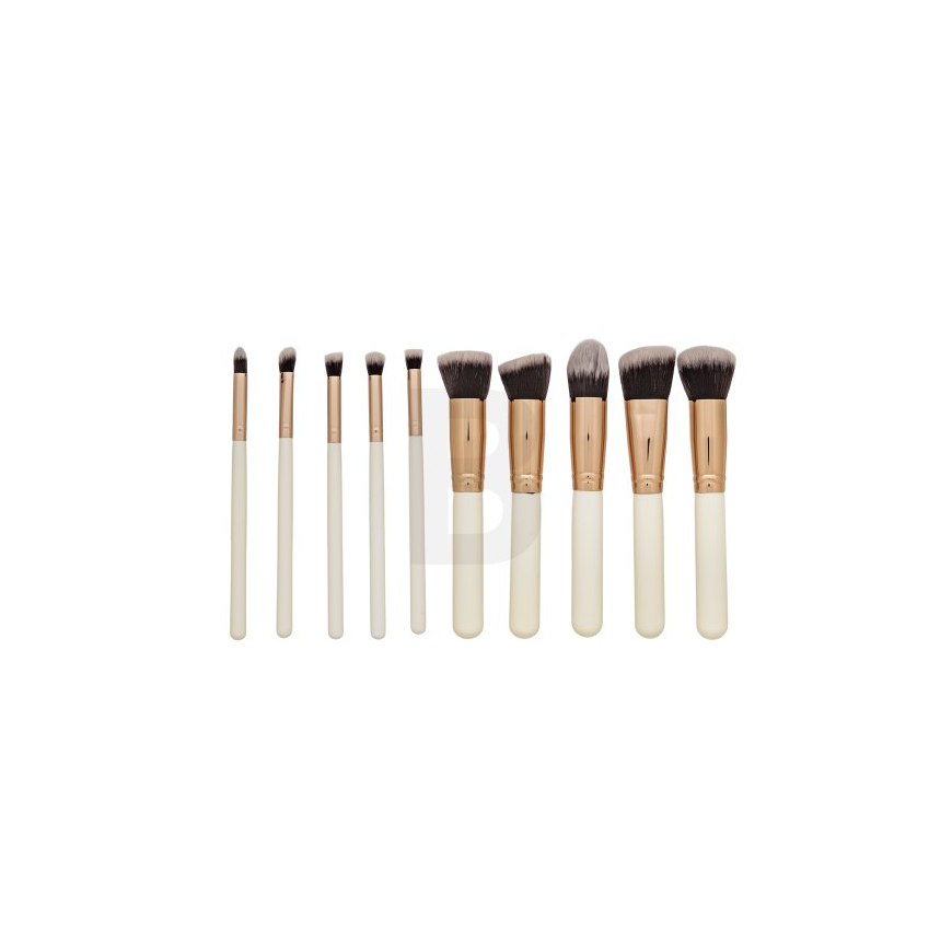MIMO Makeup Set Kabuki Baltas 10 Pcs