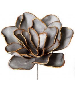 Eurofirany KW / FLORE / 683 / Sidabrinis Sidabrinis + GOLD (X6)