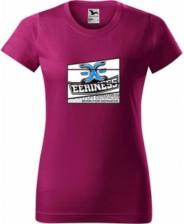 EERINESS t-shirt EERINESS, women's, fuchsia red, size M