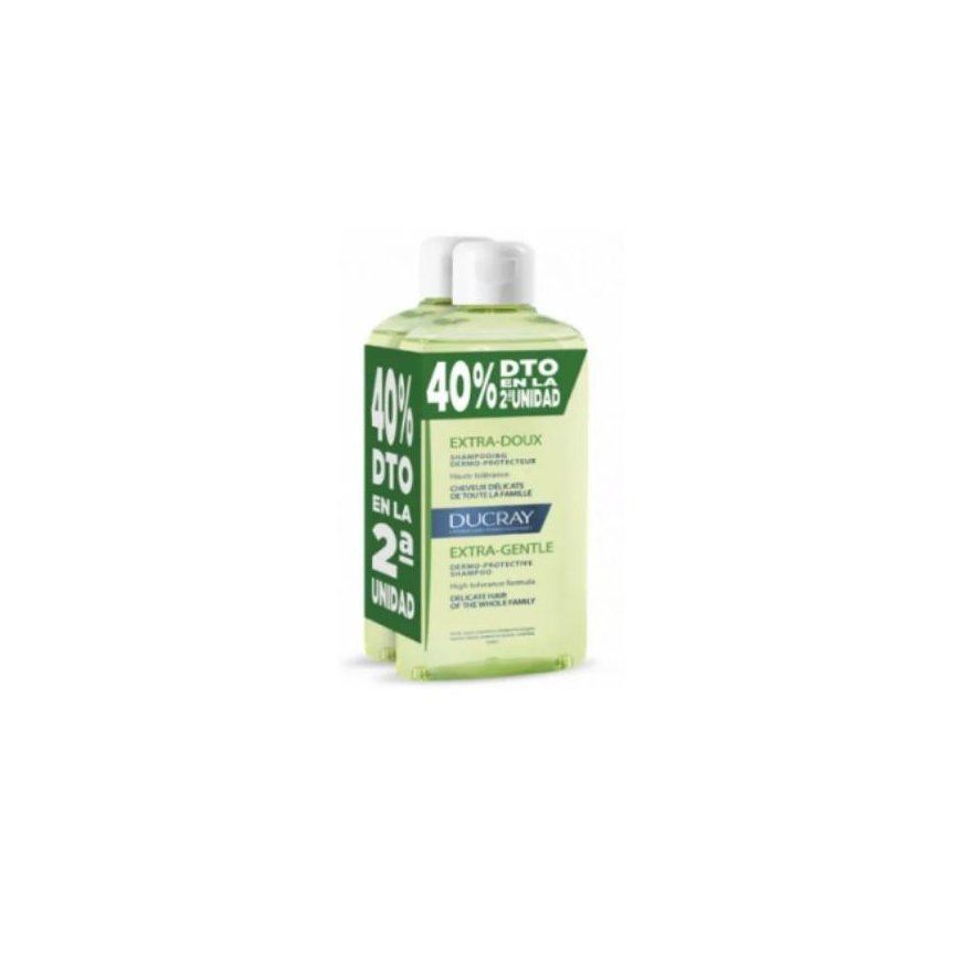 Ducray balansuojantis šampūnas 2x400ml