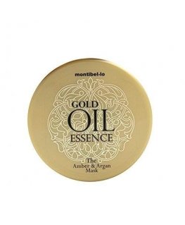 Plaukų kaukė Gold Oil Essence Amber and Argan Montibello (200 ml)