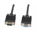 Lanberg CA-VGAC-10CC-0018-B+ VGA kabelis 1,8 m VGA (D-Sub) Juoda Lanberg CA-VGAC-10CC-0018-B+ VGA kabelis 1,8 m VGA (D-Sub) Juoda