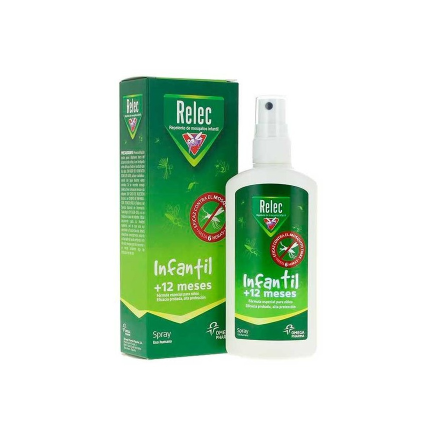 "Relec Child +12 Months" purškalas nuo uodų 100ml – 4