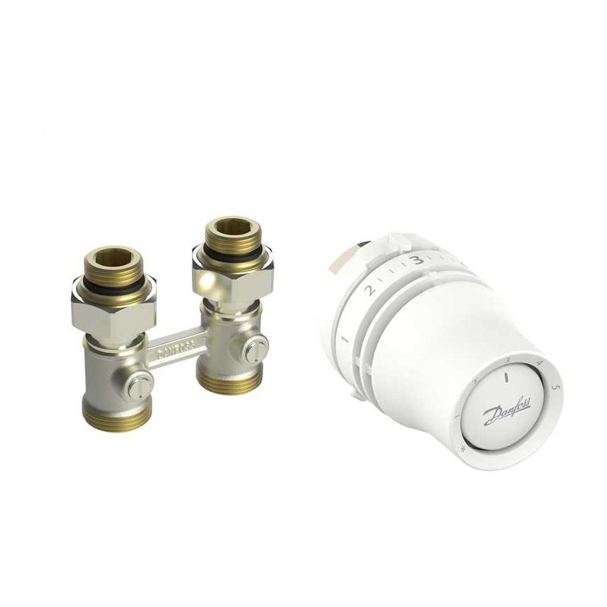 Danfoss Jutiklio rinkinys 015G5324, M30x1.5, RLV-KB, 1/2", tiesus – 3