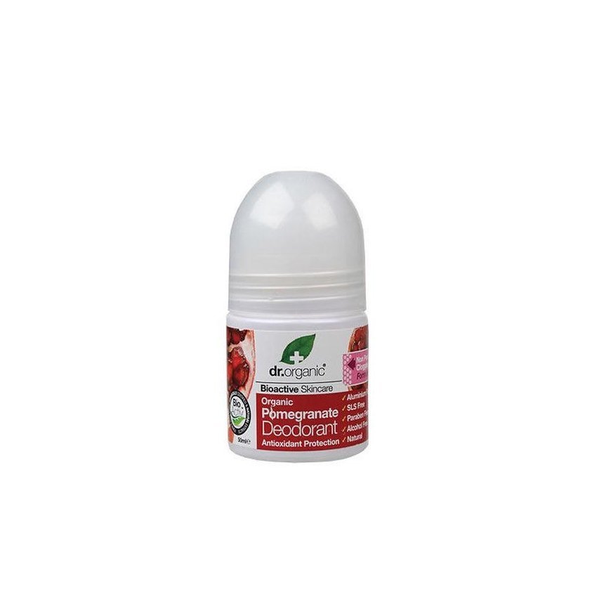 Dr Organic Pomegranate Dezodorantas Roll On 50ml