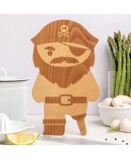OTOTO Pirate Board Cutting Board & Knife