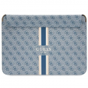 Guess Sleeve GUCS16P4RPSB 16 Inch Blue Sleeve 4G Stripes Guess Sleeve GUCS16P4RPSB 16 Inch Blue Sleeve 4G Stripes