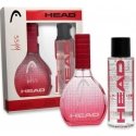 HEAD Bliss rinkinys moterims (EDT, 100 ml + kūno purškiklis, 240 ml) HEAD Bliss rinkinys moterims (EDT, 100 ml + kūno purškiklis, 240 ml)